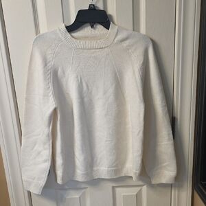 Elegant White Women's Sweater